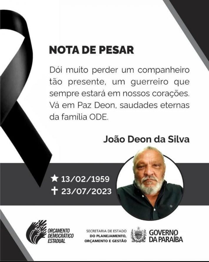 Morre aos 64 anos João Deon, militante do PSB e articulador do Orçamento Democrático