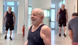 Vídeo de Lula malhando bate recorde de engajamento nas redes sociais